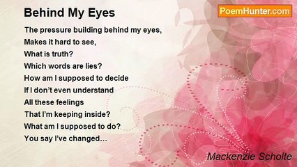 Mackenzie Scholte - Behind My Eyes