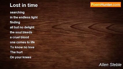 Allen Steble - Lost in time