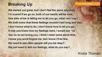 Krista Thomas - Breaking Up