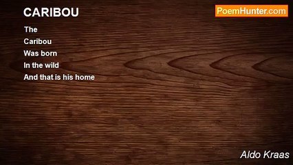 Aldo Kraas - CARIBOU