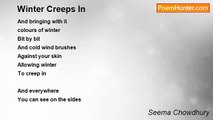 Seema Chowdhury - Winter Creeps In