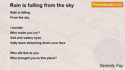 Serenity Fay - Rain is falling from the sky