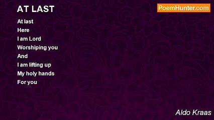 Aldo Kraas - AT LAST