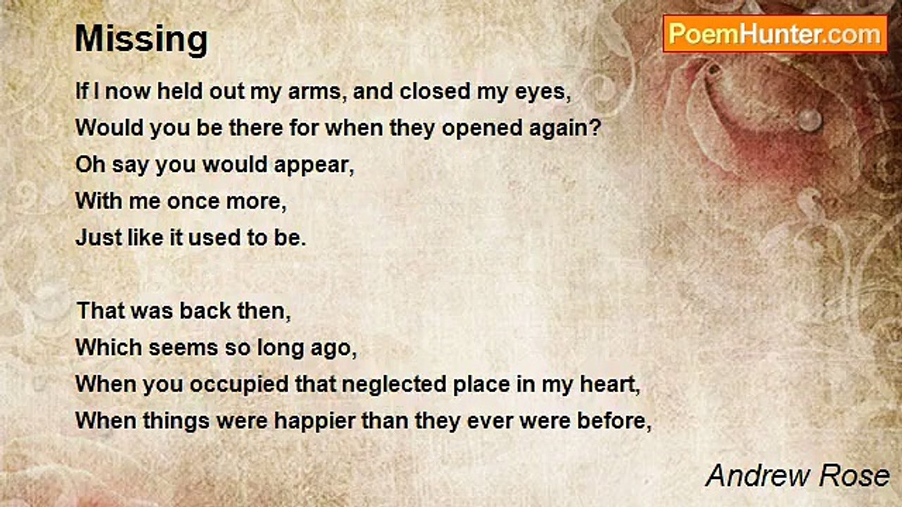 Andrew Rose - Missing