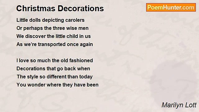 Marilyn Lott - Christmas Decorations