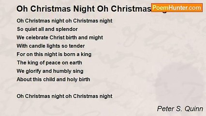 Peter S. Quinn - Oh Christmas Night Oh Christmas Night