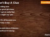 Nancy Ames - Can't Buy A Clue
