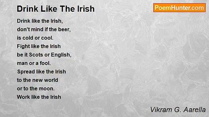 Vikram G. Aarella - Drink Like The Irish