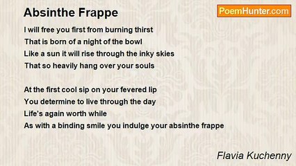 Flavia Kuchenny - Absinthe Frappe