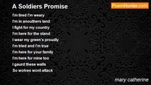 mary catherine - A Soldiers Promise