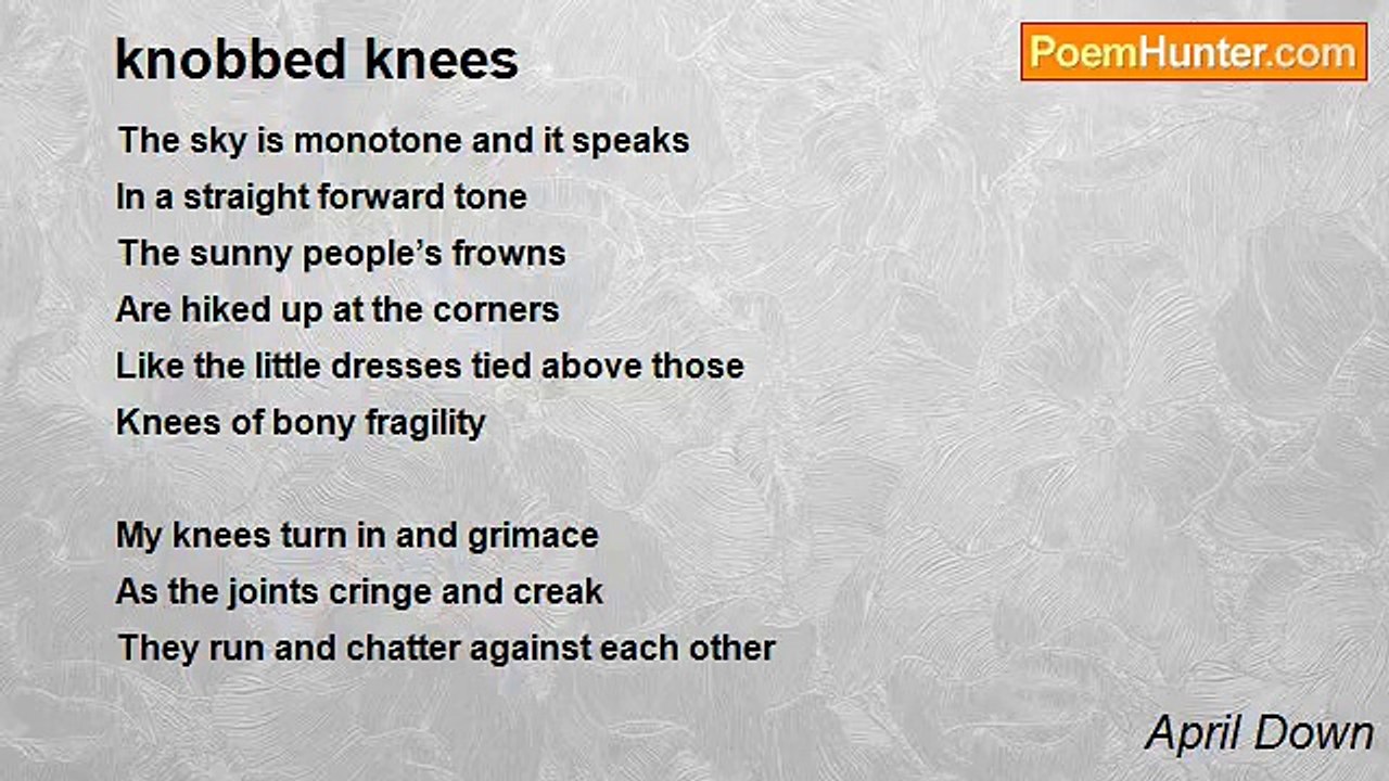 April Down - knobbed knees
