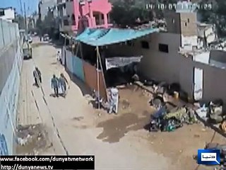 Dunya News - CCTV catches murder footage of Maulana Masood in Karachi