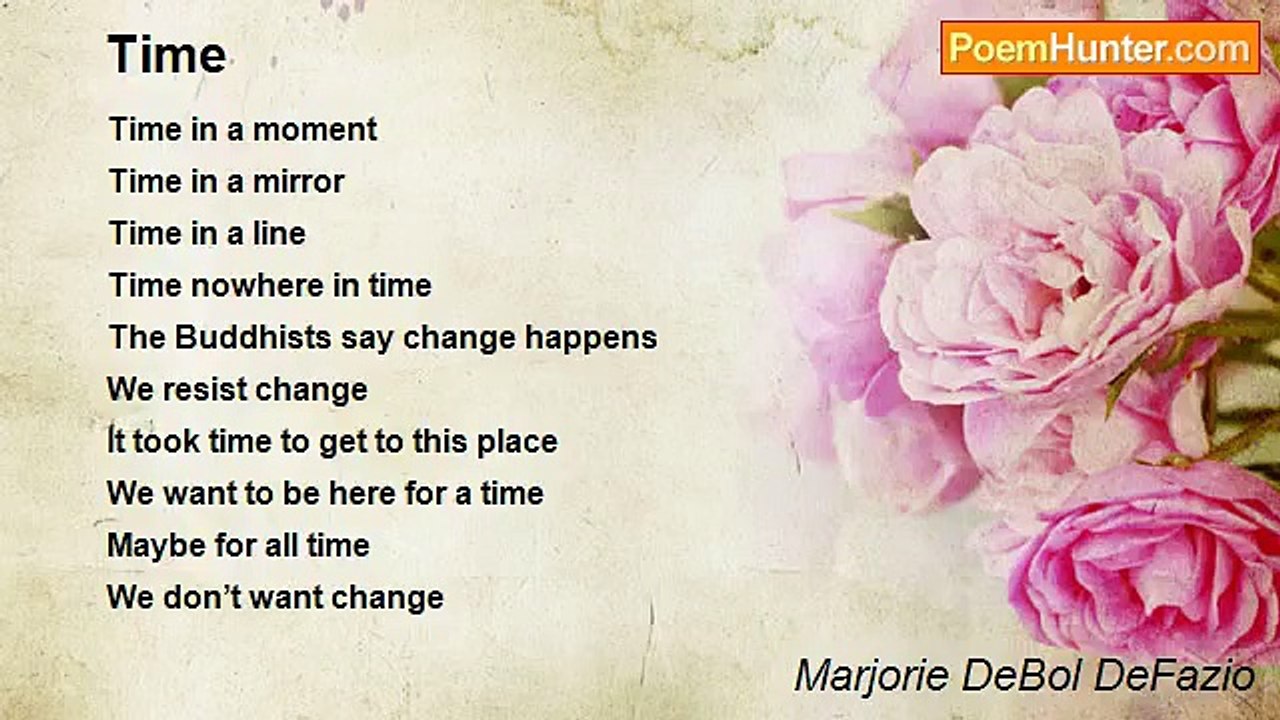 Marjorie DeBol DeFazio - Time