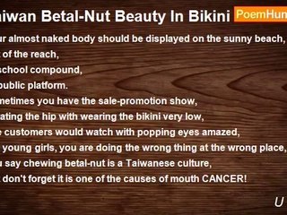 U Win Kyi - Taiwan Betal-Nut Beauty In Bikini