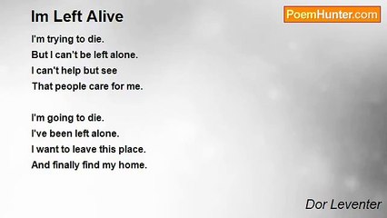 Dor Leventer - Im Left Alive