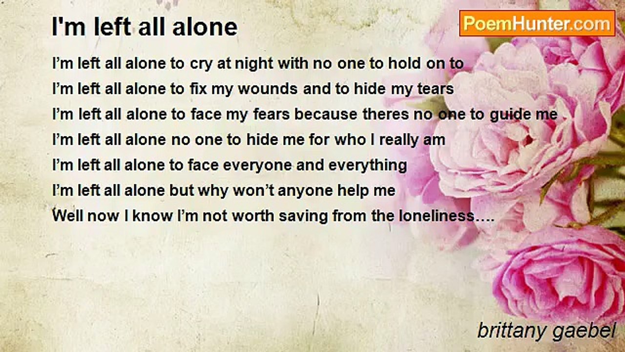 brittany gaebel - I'm left all alone