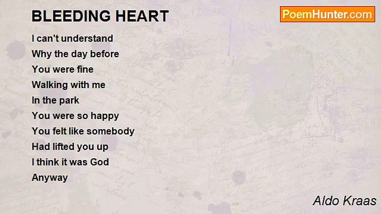 Aldo Kraas - BLEEDING HEART
