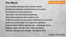 Robert Sheridan - The Morn