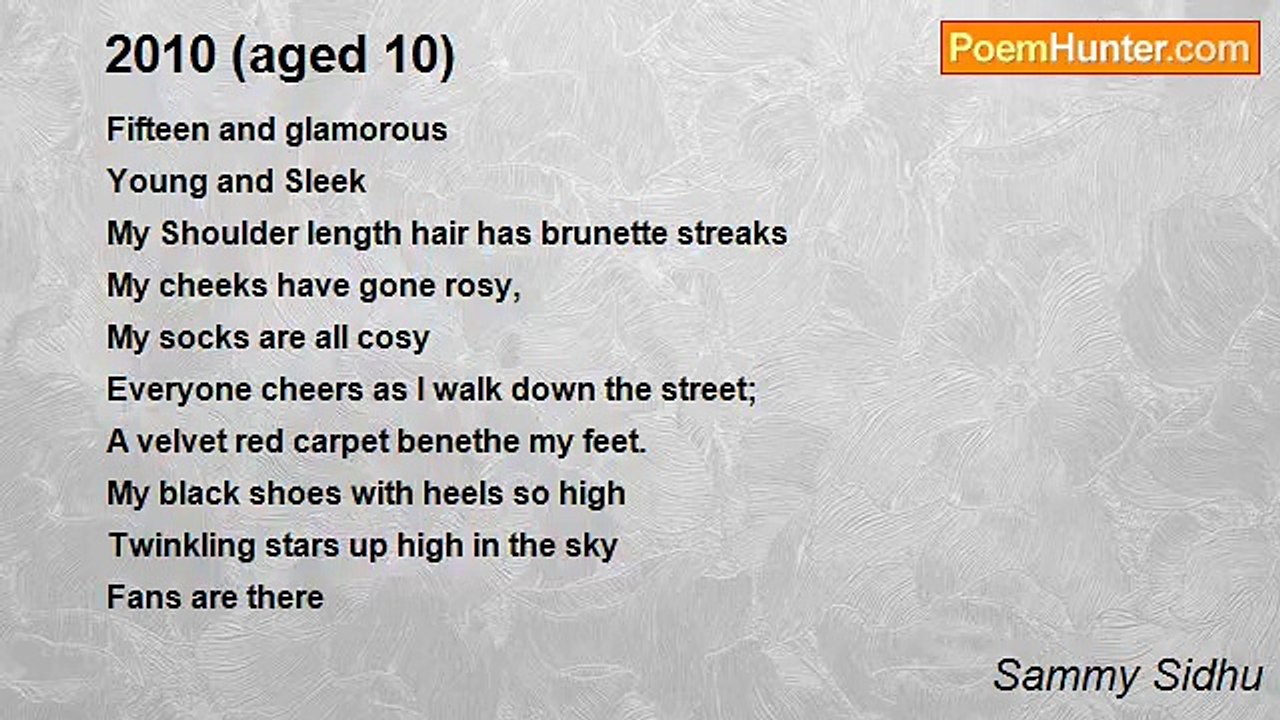 Sammy Sidhu - 2010 (aged 10)