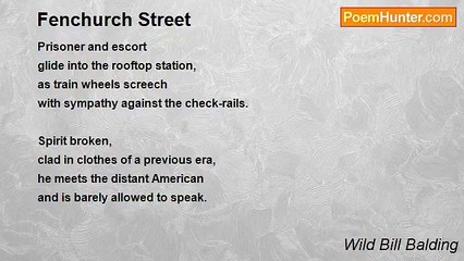 Wild Bill Balding - Fenchurch Street