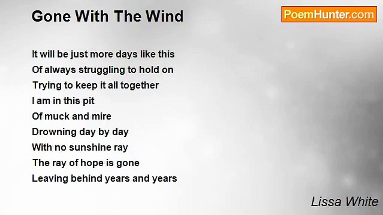 Lissa White - Gone With The Wind