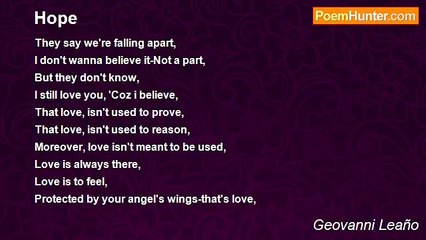 Geovanni Leaño - Hope