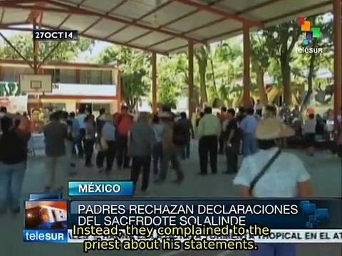 Father Solalinde rejected by relatives of missing Mexican students