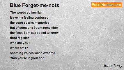 Jess Terry - Blue Forget-me-nots