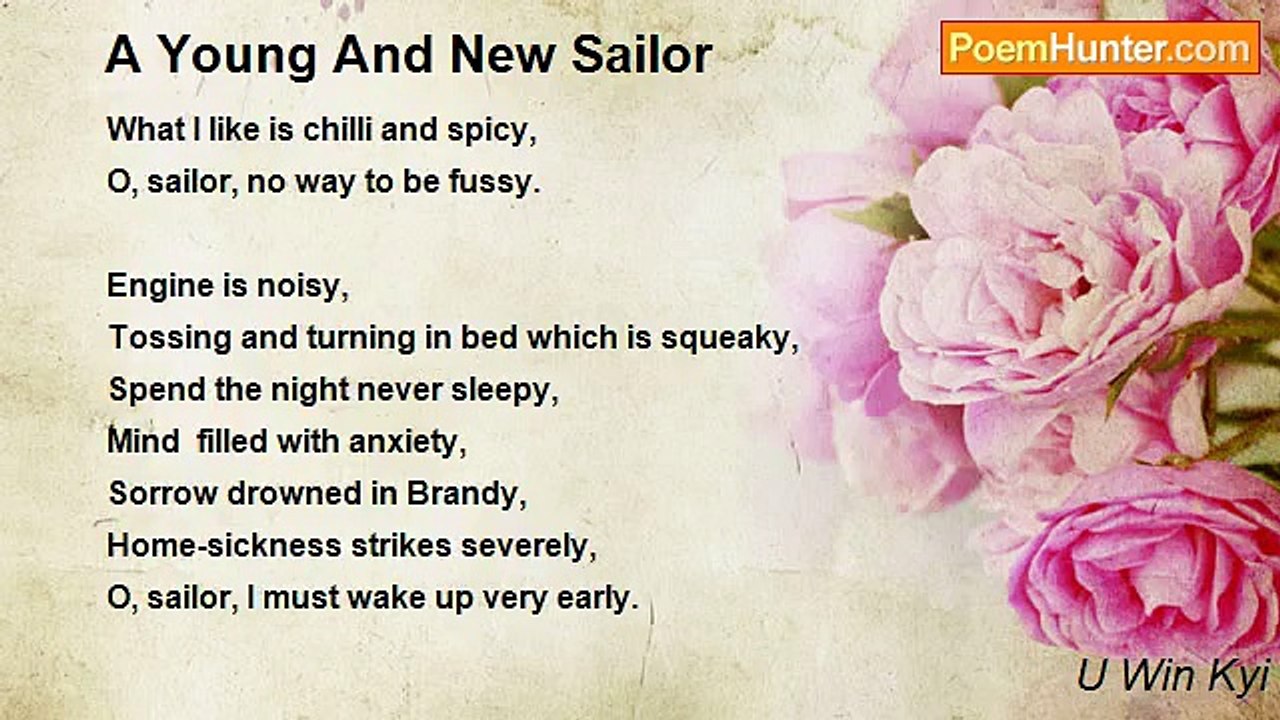 U Win Kyi - A Young And New Sailor