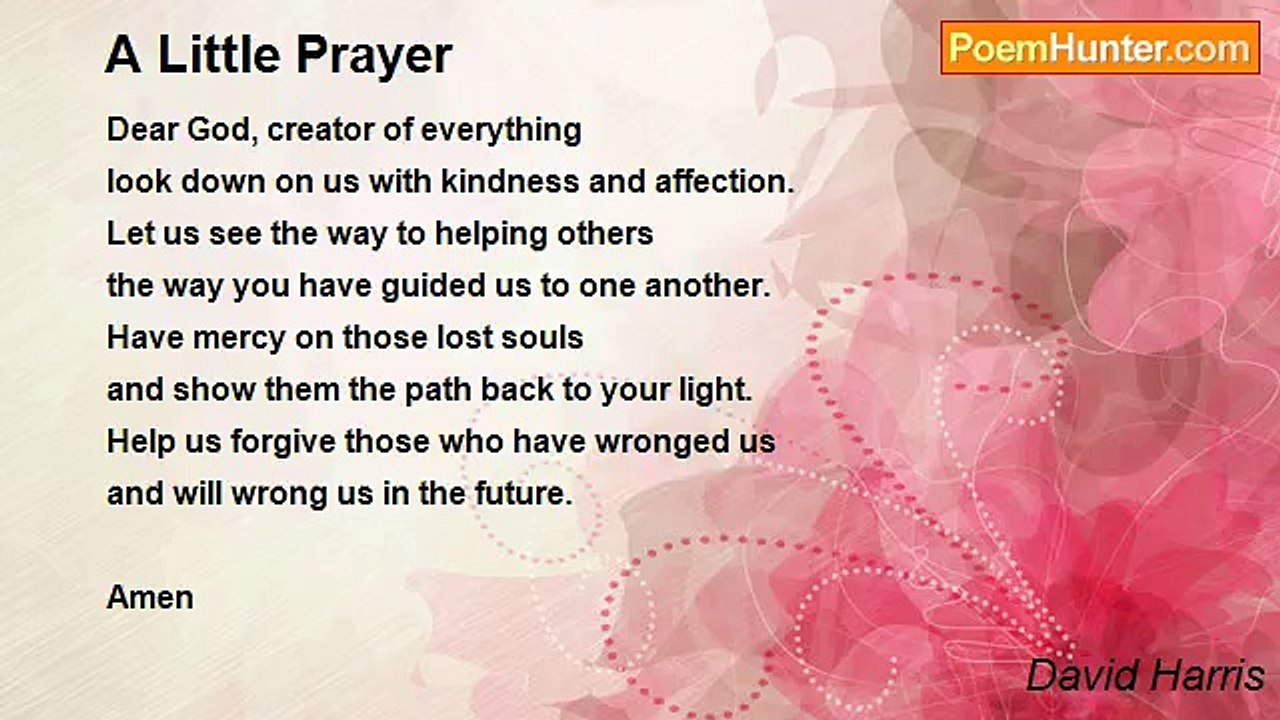 David Harris - A Little Prayer