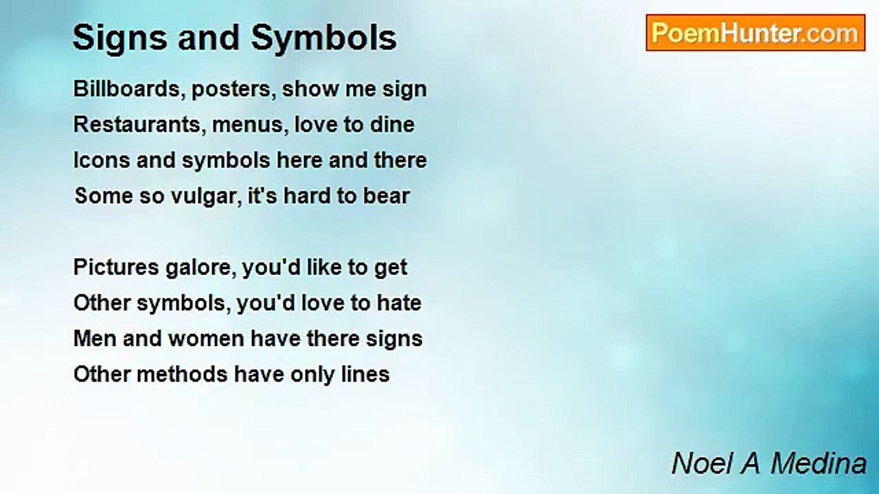 Noel A Medina - Signs and Symbols