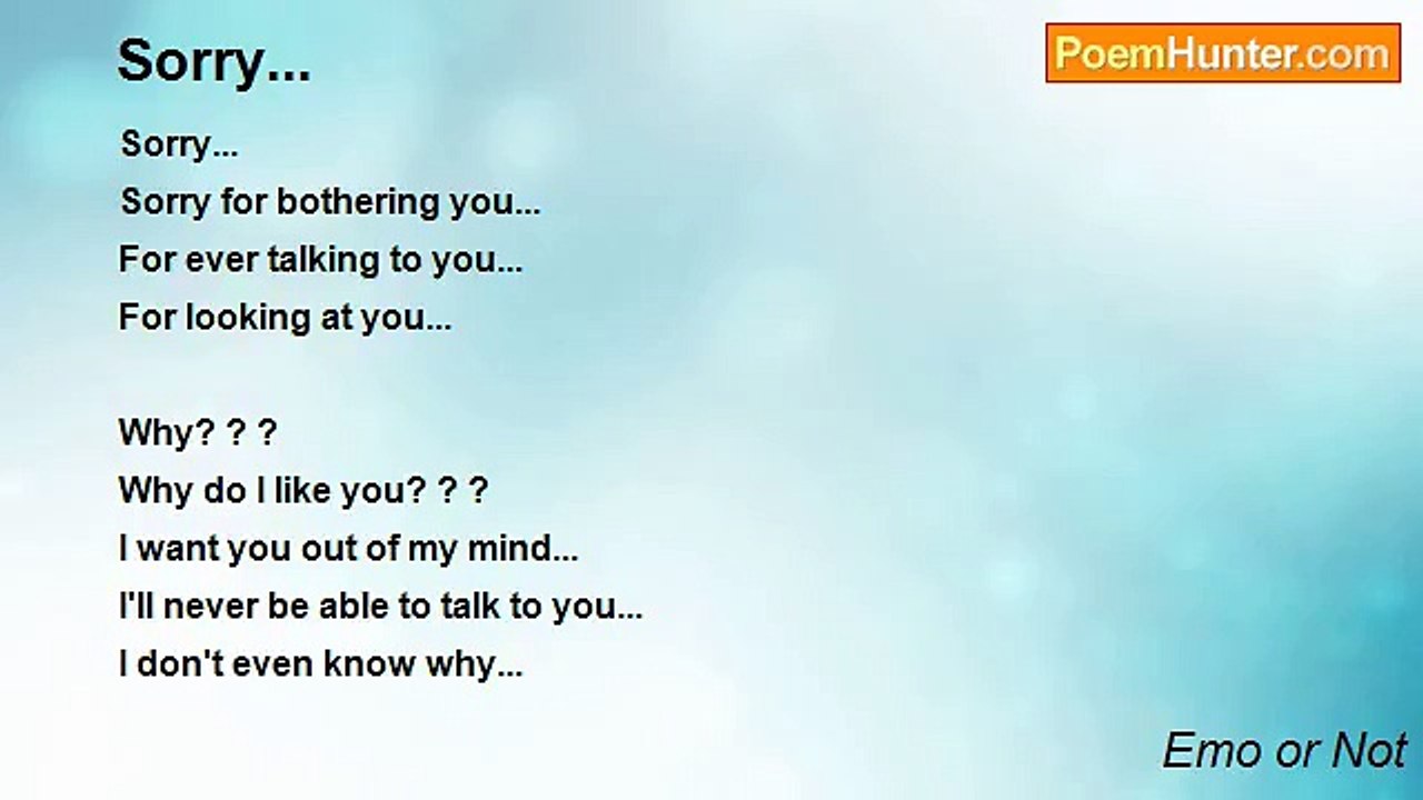Emo or Not - Sorry...