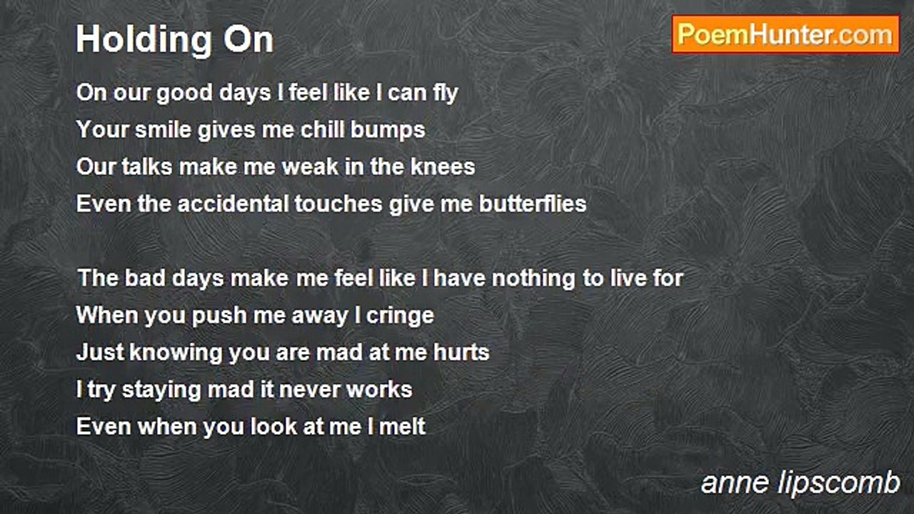 anne lipscomb - Holding On