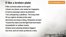 Christopher Woodall - If like a broken plate