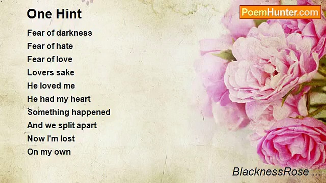 BlacknessRose ... - One Hint