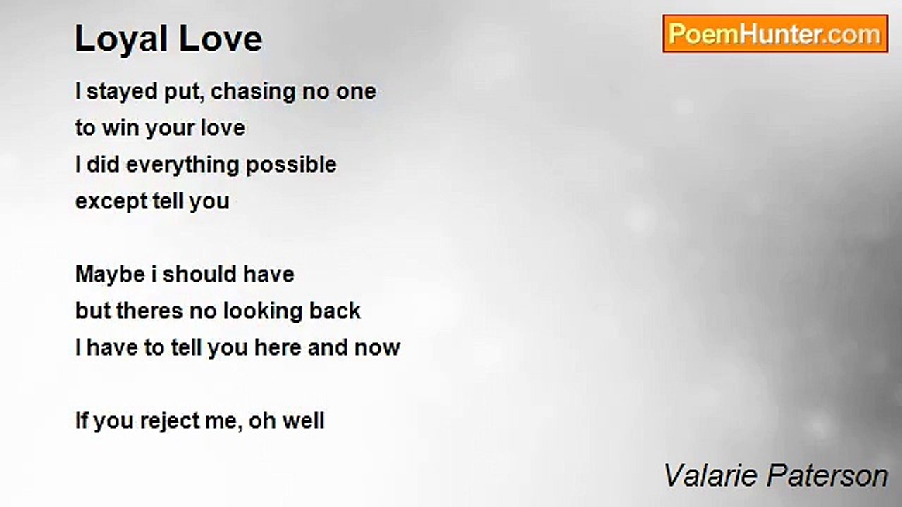 Valarie Paterson - Loyal Love