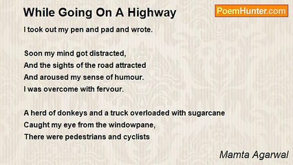 Mamta Agarwal - While Going On A Highway