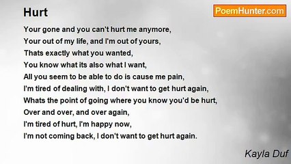 Kayla Duf - Hurt