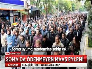 Maaşları ve kömürleri verilmeyen Soma'lı madenciler Ankara'ya yürüyor