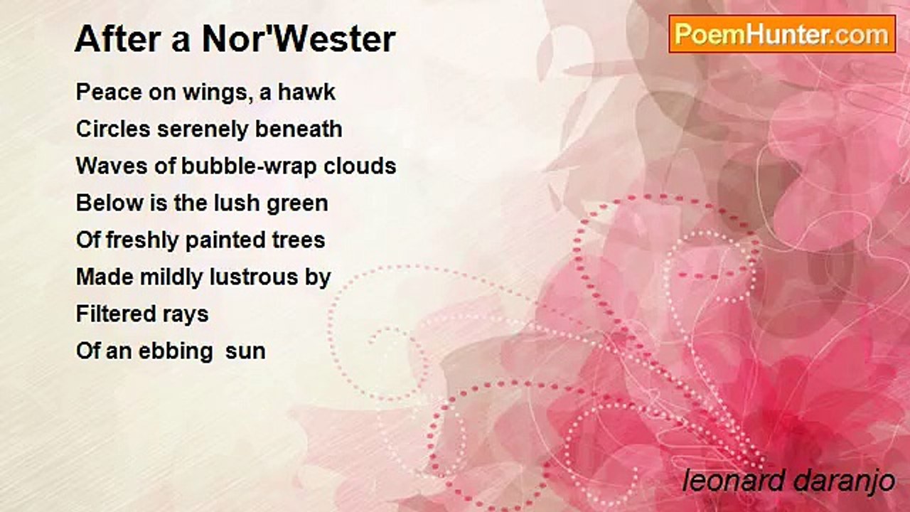 leonard daranjo - After a Nor'Wester