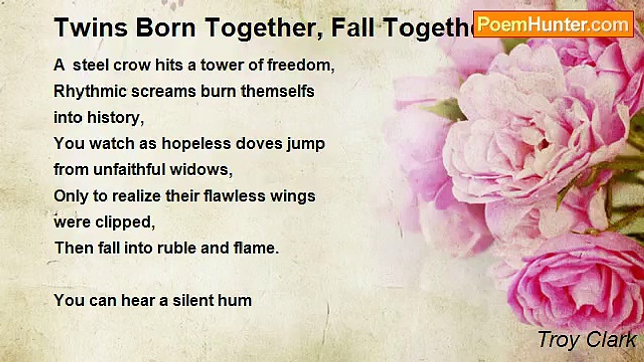 Troy Clark - Twins Born Together, Fall Together