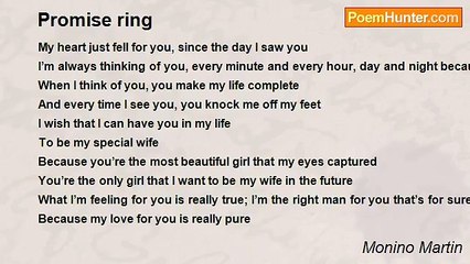 Monino Martin - Promise ring