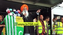 Manmohan Singh Khalsa speech at Kashmir Million March London