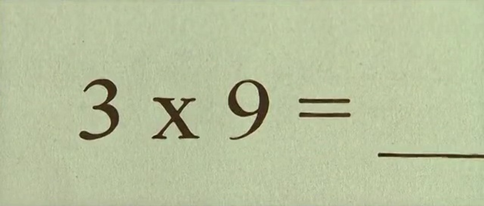 3x9=3 Ama nasıl?