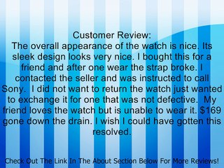 Sony Smart Watch SW2 for Android Phones