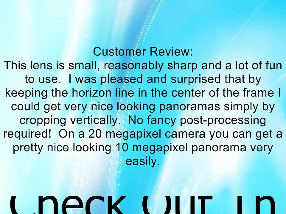 Samsung NX 10mm Fish Eye Camera Lens (White)