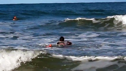 Body Board à Piracanga face à Itacaré  ( Bahia, Brésil)