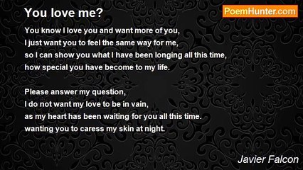 Javier Falcon - You love me?