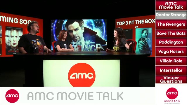 AMC Movie Talk - Benedict Cumberbatch as DOCTOR STRANGE INTERSTELLAR Reactions