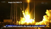Orbital rocket explodes after launch